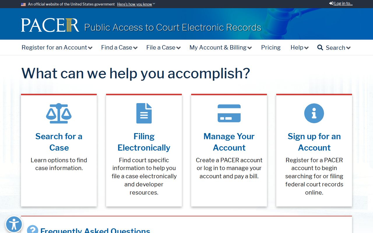 Caddo Parish federal criminal court case records through PACER